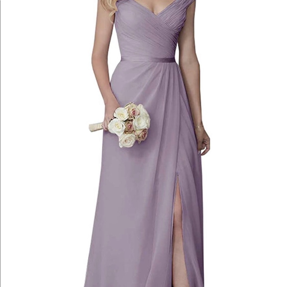 Large purple gown